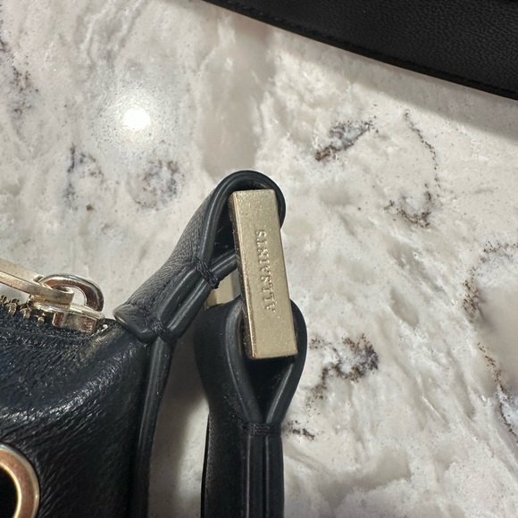 All Saints Black and Gold Women's Bag - Picture 2 of 6